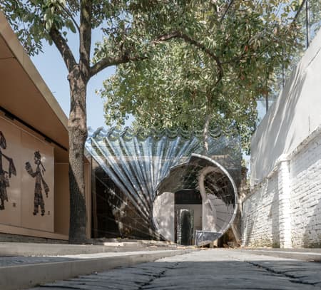Streaming Light Exhibition Hall – Courtyard Renovation for the GuanZhong Mangba Art Festival